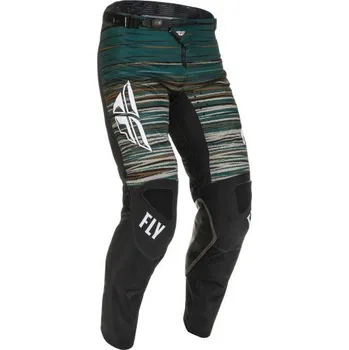 Moto kalhoty FLY Racing KINETIC Wave Pants Black/Rum 32