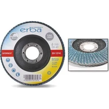 Brusný kotouč Erba Brusný kotouč lamelový na ocel 115 mm ZK40