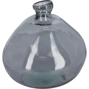 Váza Modrá skleněná váza Kave Home Brenna 33 cm