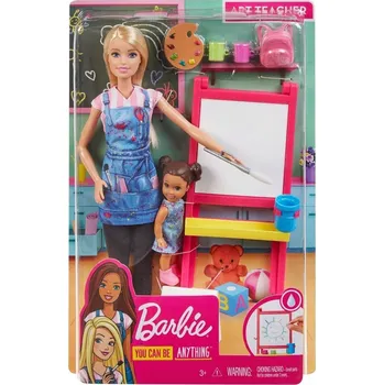 Panenka Barbie Učitelka umění set