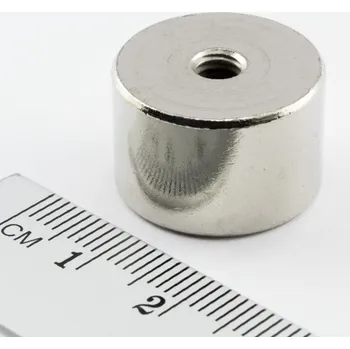 Dekorativní magnet orodian.cz Magnet v pouzdře s vnitřním závitem 20×13 mm