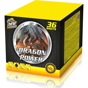 Zábavní pyrotechnika DRAGON POWER - kompaktní ohňostroj - kompakt 36 ran / 25 ...