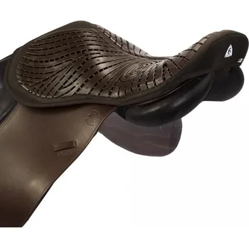 Sedlo na kolo ACAVALLO Potah na posedlí Air Plus Jump Gel Out ACAVALLO, 10 mm, hnědý M