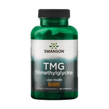 Swanson TMG (Trimethylglycine) Doplněk stravy pro zdravou funkci jater 45 g (90 x 0,5 g), kapsle, 500 mg
