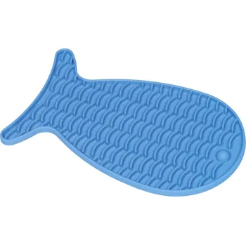lízací podložka Nobby Lízací podložka Fish 23 x 13,5 cm modrá