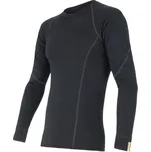 Sensor Merino Active - Pánské triko s dlouhým rukávem Black XL