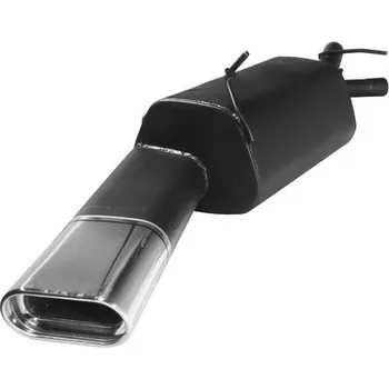 Zadní díl výfuku ULTER SPORT Sportovní výfuk RENAULT Megane Scenic 1995-2002, 1x koncovka oválná 145×75mm Vyberte motor: 1,4i 55kW STANDARD