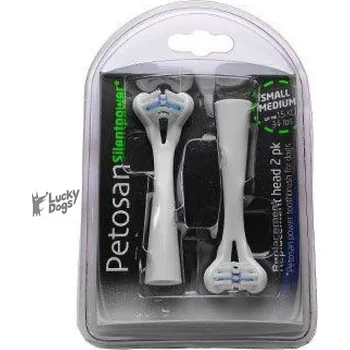 Péče o psí chrup Petosan Silent Power-náhradní hlavice S/M