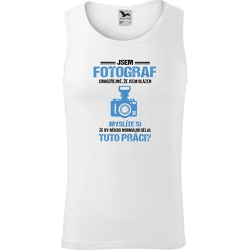 Pánské tílko Pánské tílko Malfini Core Samozřejmě, že jsem blázen - fotograf