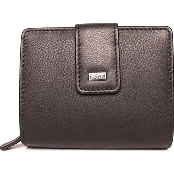 Peněženka Dámská tříoddílová kožená peněženka HGL no. 7559 + RFID černá | KabelkyproVas.cz