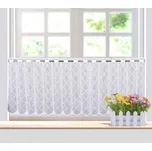 Forbyt Záclona háčkovaná bílá