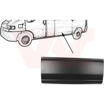 Příslušenství karosérie Boční stěna VAN WEZEL 1747107