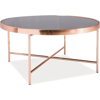 Konferenční stolek Stolek konferenční sklo měď GINA B