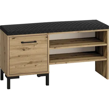 Botník Botník se sedákem a policemi WILLOW dub artisan