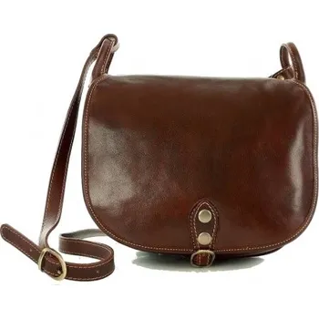 Kabelka Dámská kožená kabelka hnědá VE-25609