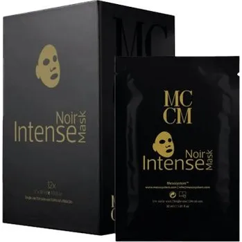 Pleťová maska Mesosystem Intense Noir Mask - Maska napuštěná zlatem 12 x 30 ml