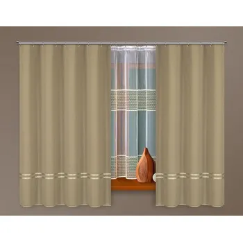 Závěs KATRYN béžový - 250 cm x 140 cm