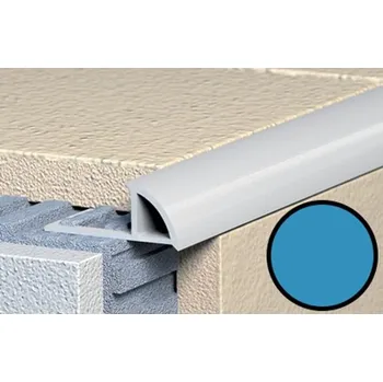 ukončovací lišta Lišta ukončovací 10/250 oblá, plast, kobaltově modrá
