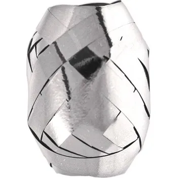 Stuha Nekupto Klubíčko Metal stříbrná 5 mm x 20 m 1 kus