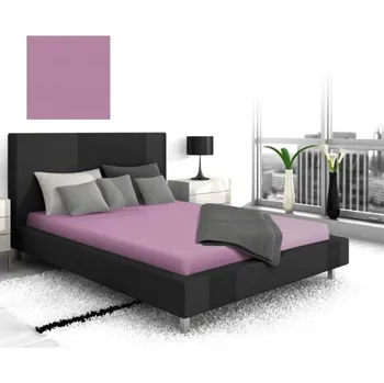 Prostěradlo Prostěradlo jersey sv.fialová 14 - 180 x 200 cm dvoulůžko