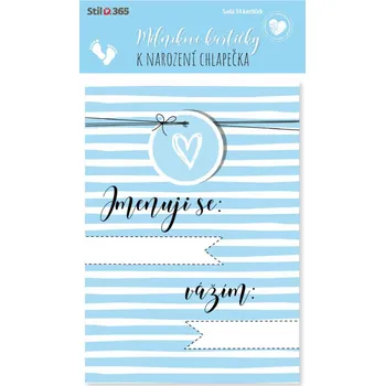 Stil Milníkové kartičky K narození chlapečka