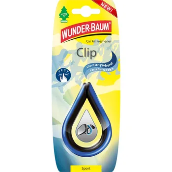 Vůně do auta WUNDER-BAUM Závěsný osvěžovač vzduchu, Clip - New Car