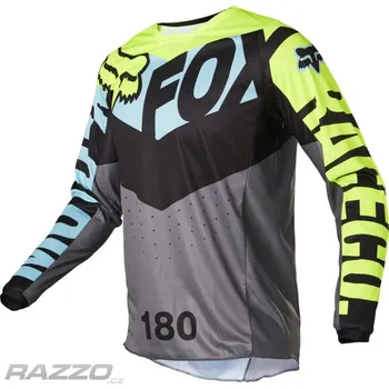 Moto oblečení Pánský MX dres FOX 180 Trice Jersey Teal 2022 XL