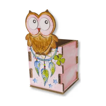 kreativní sada Sova - tužkovník