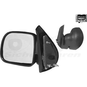 Auto zrcátko Vnější zpětné zrcátko VAN WEZEL 4310805