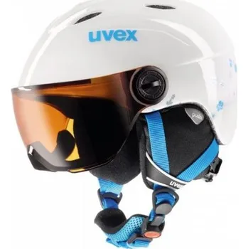 Cyklistická přilba UVEX UVEX Jun.Visor White - turquoise