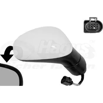 Auto zrcátko Vnější zpětné zrcátko VAN WEZEL 4939818