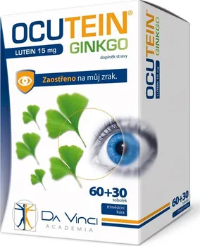 Přírodní produkt Da Vinci Academia Ocutein Ginkgo 45 mg + Lutein 15 mg 90 tbl.