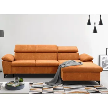 Sedací souprava Rohová sedací souprava CINDY, skořicová