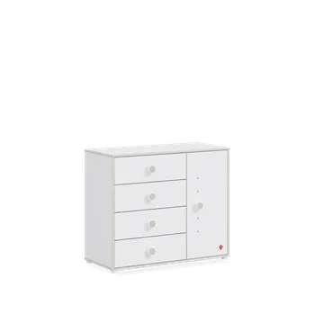 Dětská skříň Čilek Dětská komoda větší Montes White