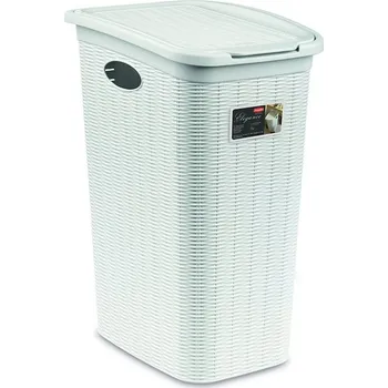 Koš na prádlo Stefanplast Elegance 36 l bílý