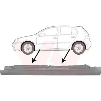 Prah karosérie Nástupní panel VAN WEZEL 5894103