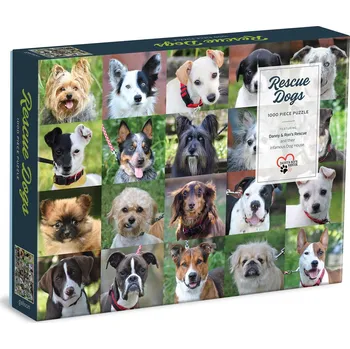 Puzzle Galison Puzzle Psi z útulku 1000 dílků