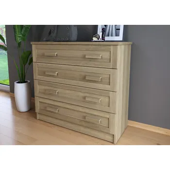 Komoda Nábytek Rovder Dubová komoda Laura, Rovder Výběr moření: Bezbarvý Lak, Druh dřeva: Dubový masiv