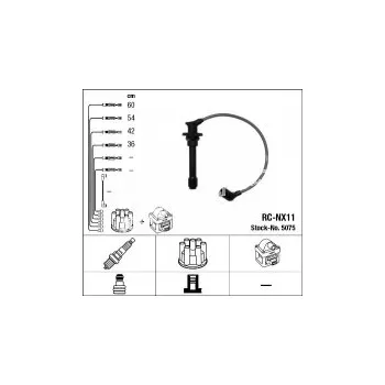 Zapalovací kabel Sada kabelů pro zapalování NGK RC-NX11 - NISSAN