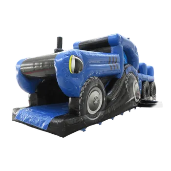 Skákací hrad Nafukovací překážková dráha MEGA TRAKTOR 12,4m