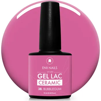 Lak na nehty ENII NAILS Gel lak Ceramic 38 Bubblegum - gelový lak bez HEMA, 10 ml