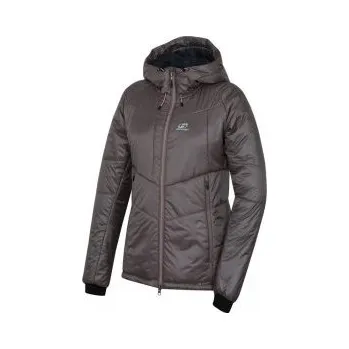 Dámská casual bunda Hannah ALBA zinc 36; Šedá bunda + DÁREK DLE VÝBĚRU!