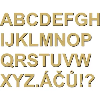 Pelisport Písmena typ D01 - 5 cm tl. 5 mm