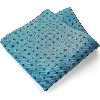 Pánské sako HEDVA ČESKÝ BROKÁT Kapesníček PESh 400 žakár tyrkysová