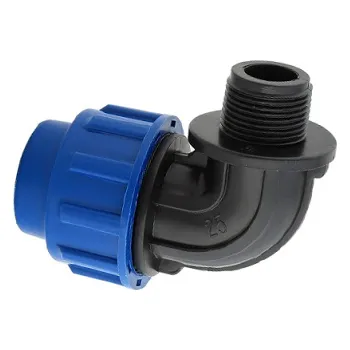 Vodovodní potrubí POELSAN PE koleno 25x1/2" ZV