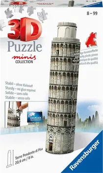 3D puzzle Ravensburger Mini Šikmá věž v Pise 54 dílků