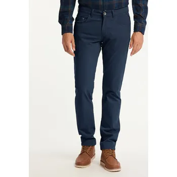 Pánské kalhoty Pánské bavlněné kalhoty Barva: Modrá, Velikost: 31/34, Střih: SLIM FIT