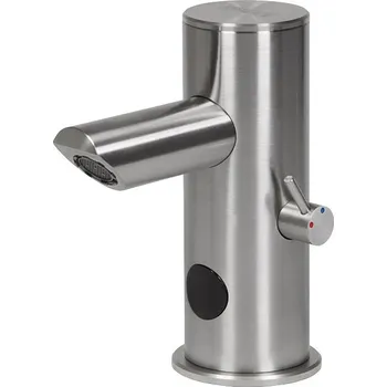 Vodovodní baterie SLU 92 - Automatická umyvadlová nerezová směšovací baterie s elektronikou ALS, 24 V DC 03920