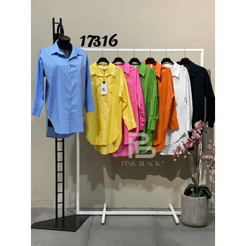 Dámská košile Pink Black Košile 17316 barva: černá, velikost: Univerzální-jedna velikost