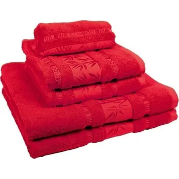 Ručník forbyt Ručník bambus line barva: červená 70/140cm